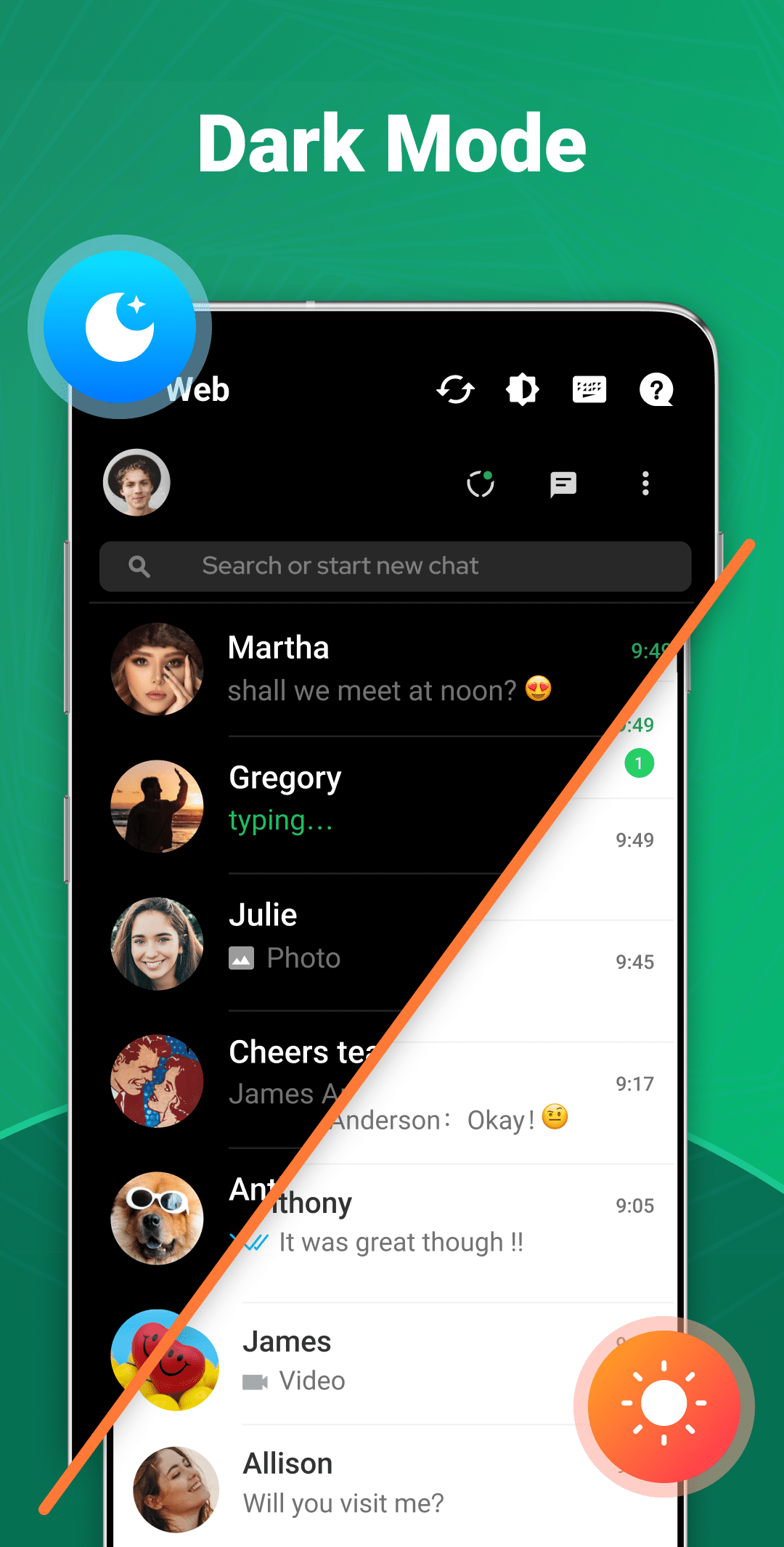 اسکرین شات 5 برنامه Dual App - Web Scanner App