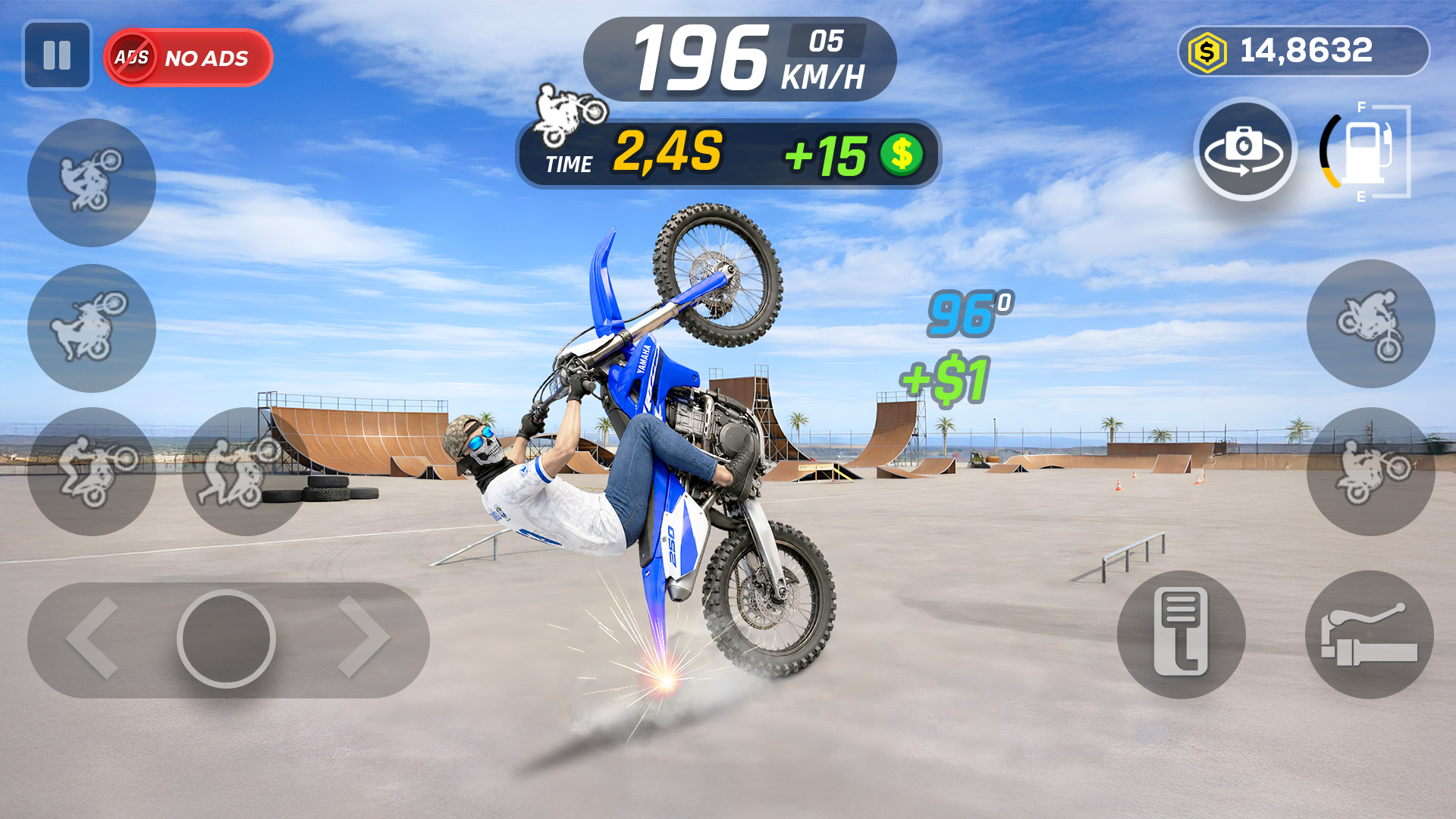 اسکرین شات 2 بازی Wheelie Master: Moto Ride 3D