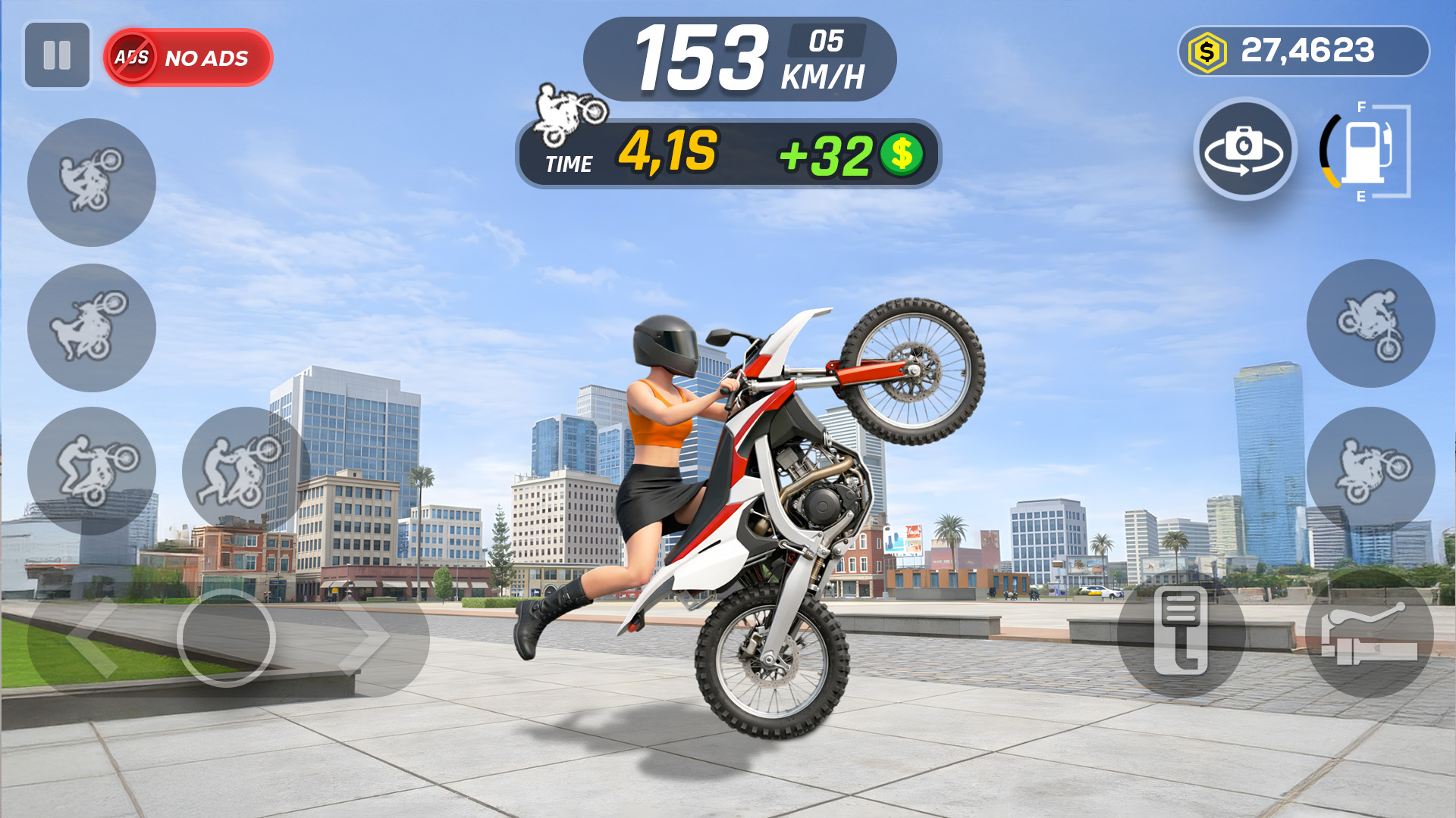 اسکرین شات 1 بازی Wheelie Master: Moto Ride 3D