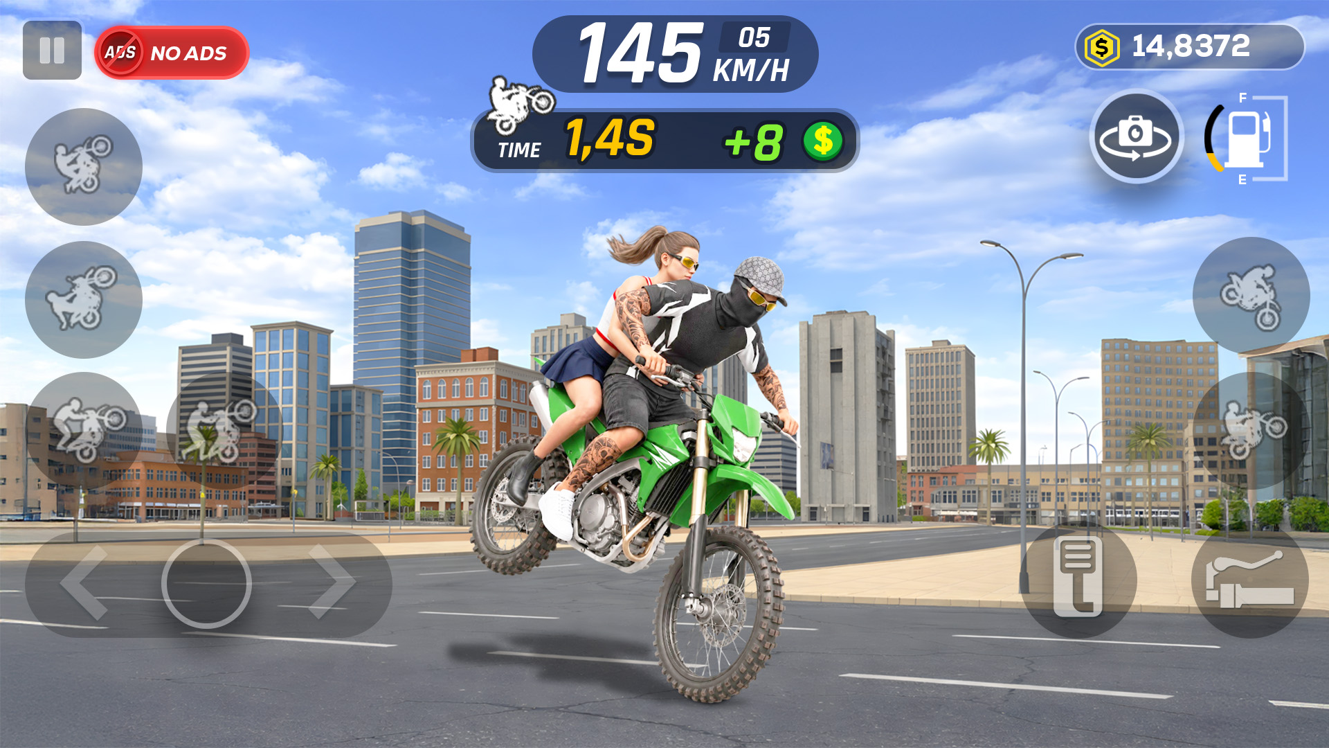 اسکرین شات 1 بازی Wheelie Master: Moto Ride 3D