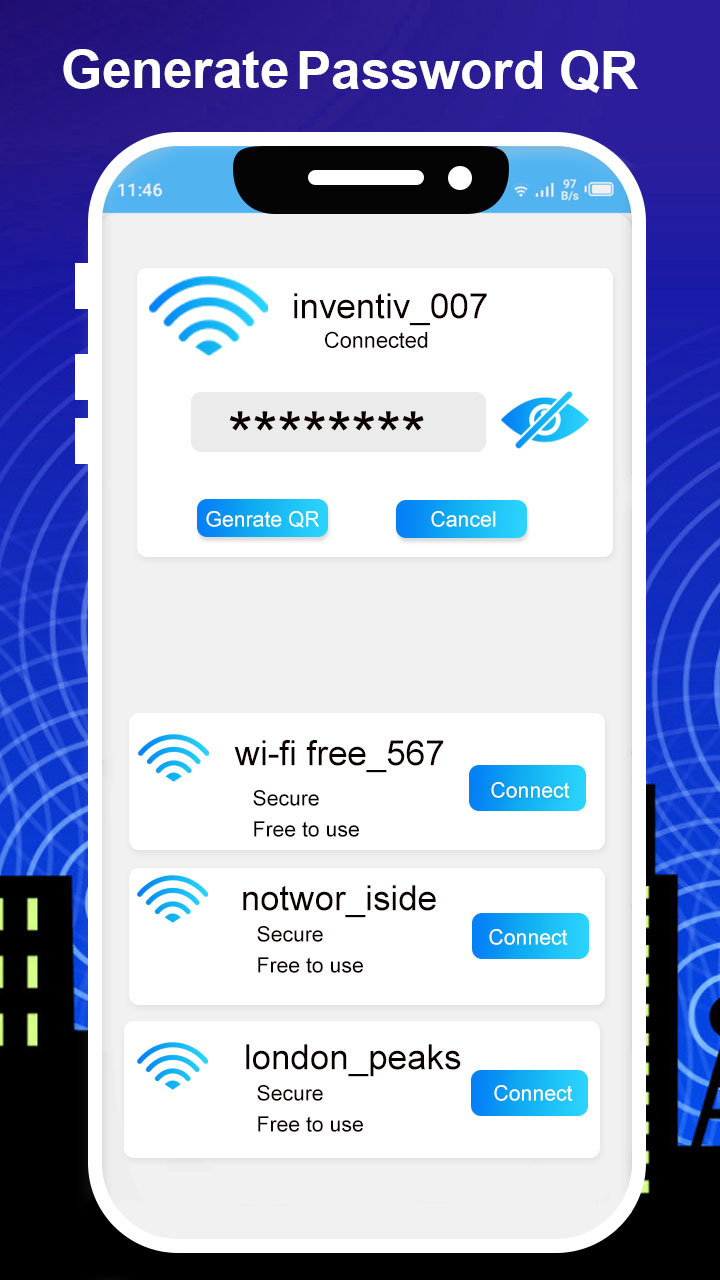 اسکرین شات 4 برنامه WIFI Password Show-Wifi Key
