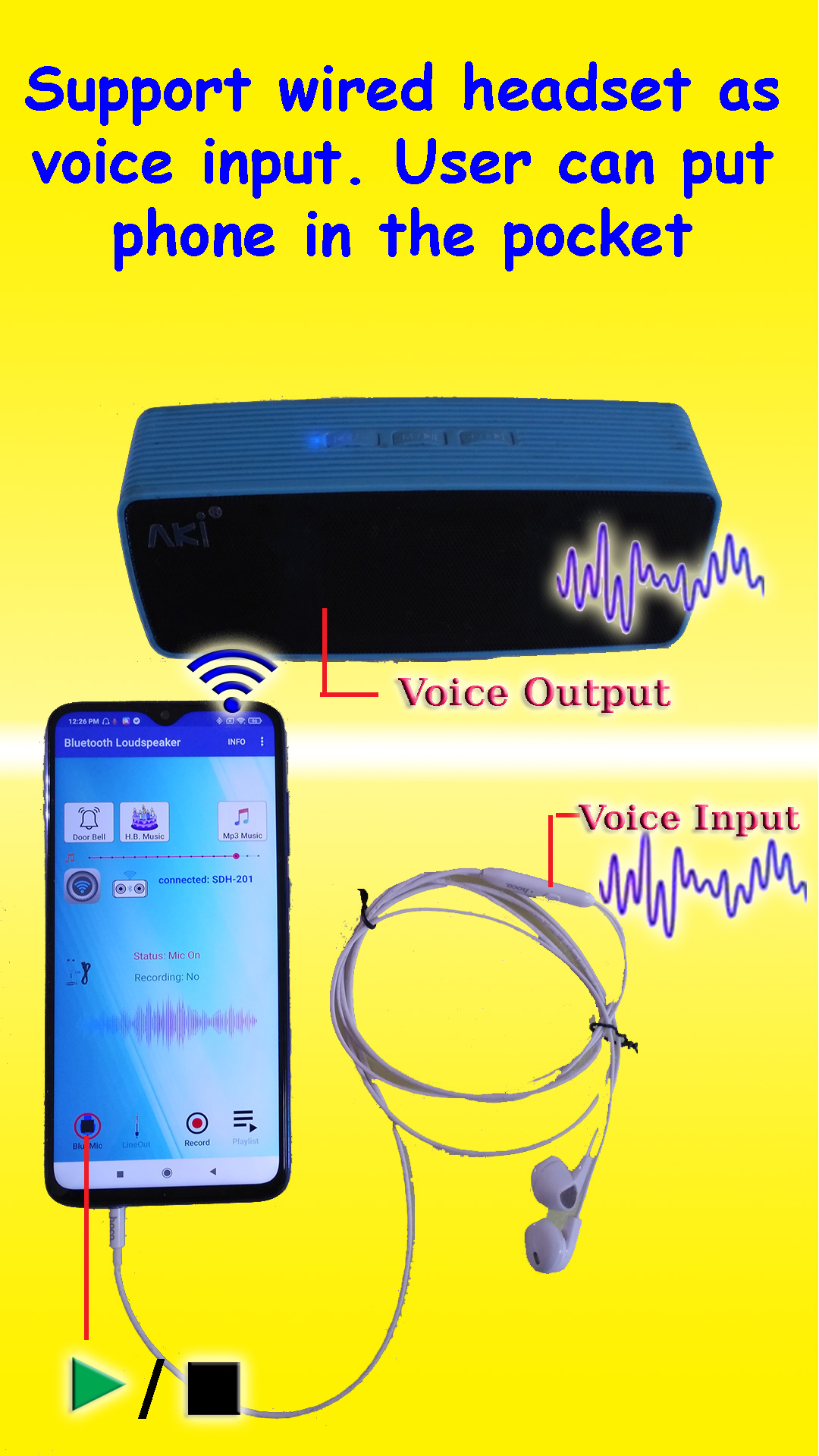 اسکرین شات 2 برنامه Bluetooth Loudspeaker
