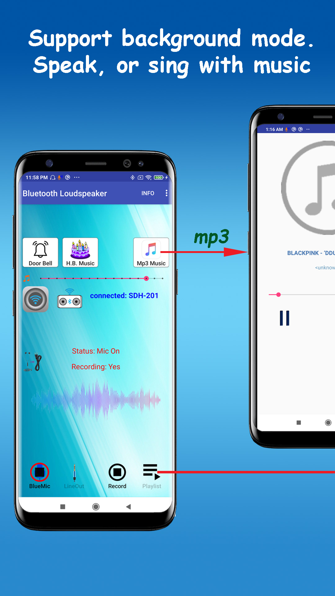 اسکرین شات 3 برنامه Bluetooth Loudspeaker