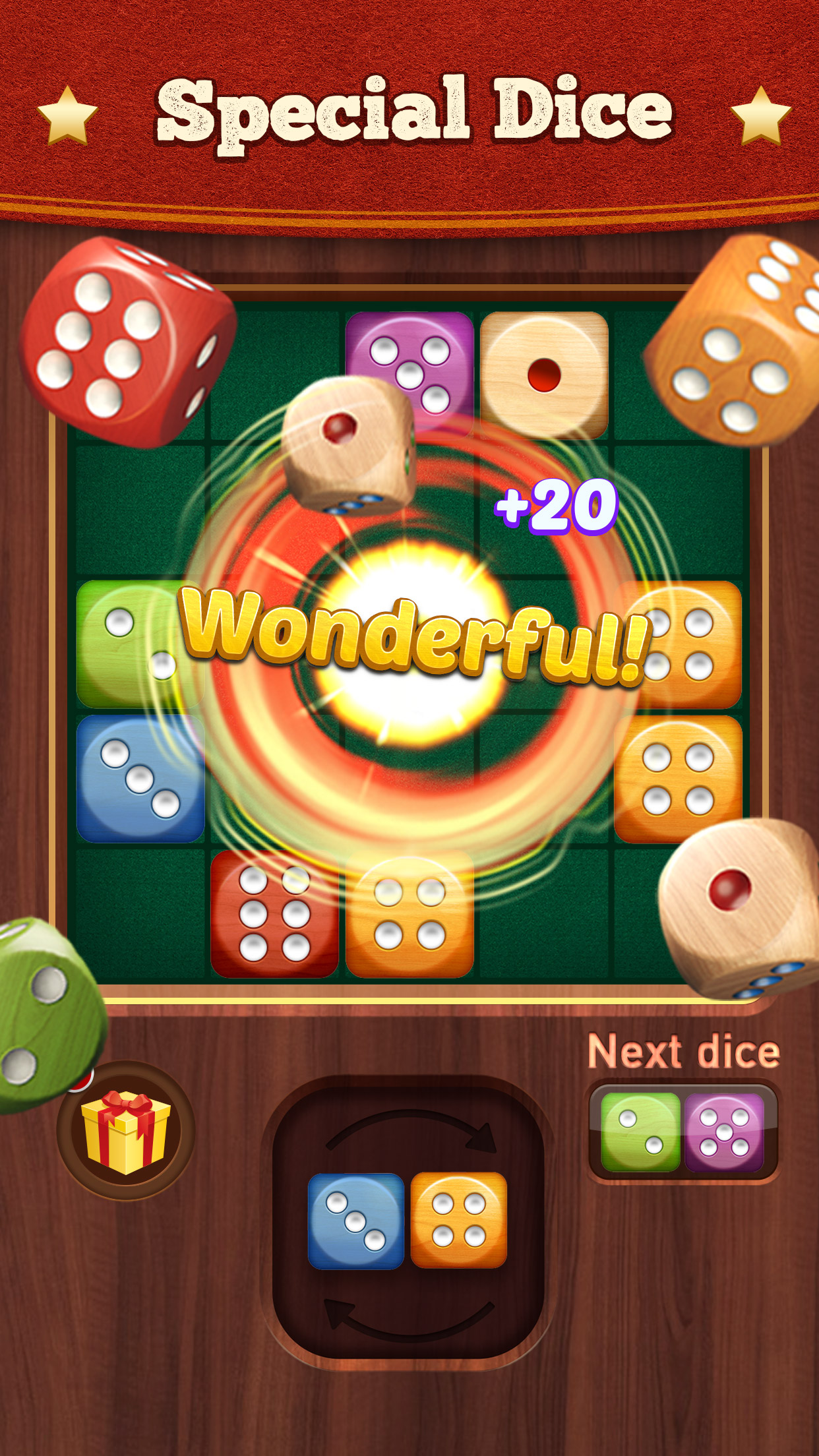اسکرین شات 3 بازی Woody Dice Merge Puzzle