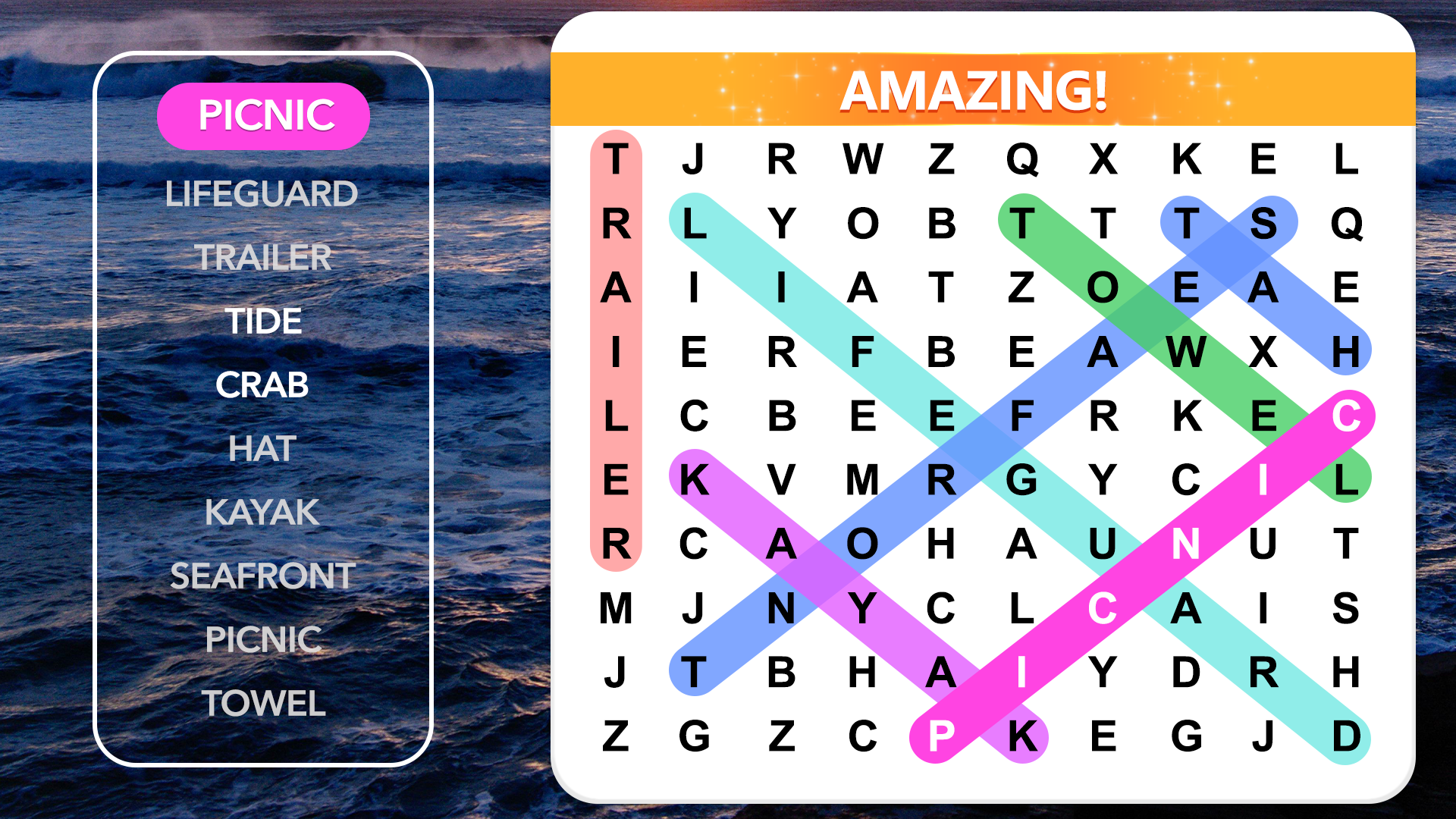 اسکرین شات 2 بازی Word Search - Find Word Puzzle