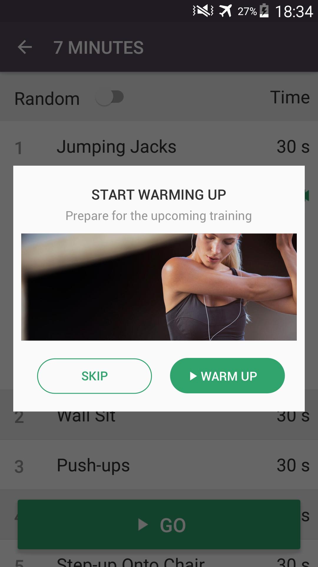 اسکرین شات 5 برنامه Home Workout - Workout Planner