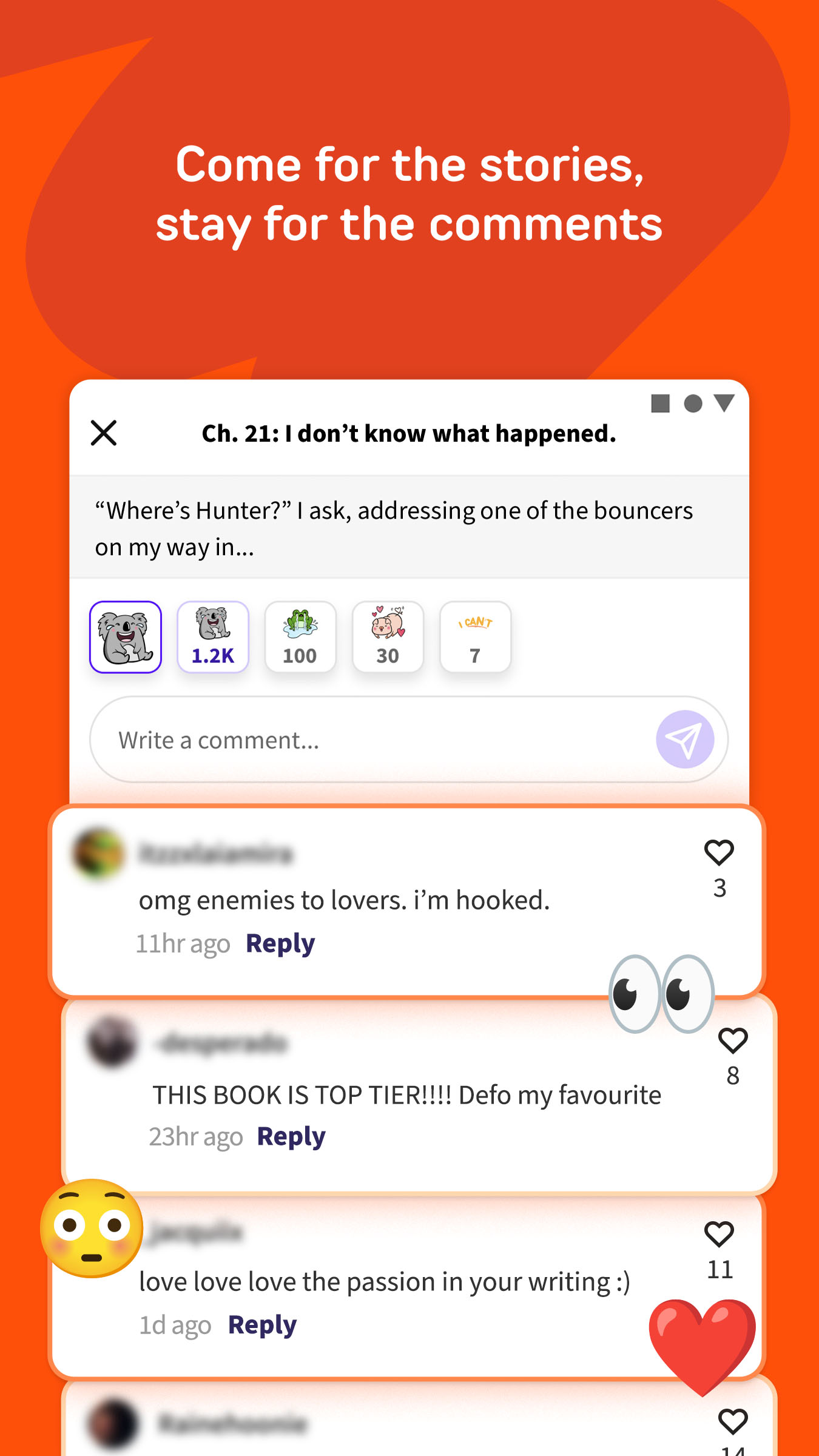 اسکرین شات 5 برنامه Wattpad - Read & Write Stories