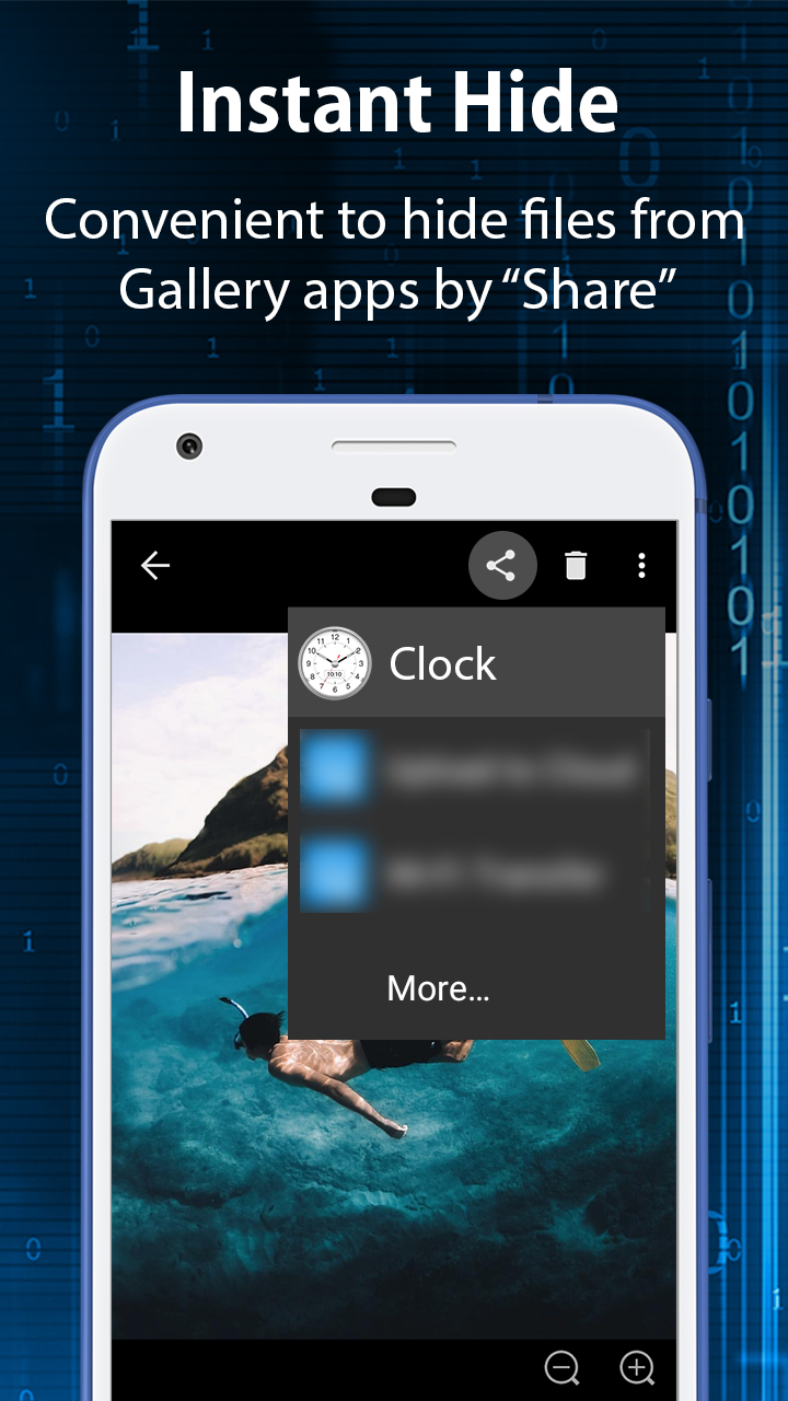 اسکرین شات 7 برنامه Clock Vault-Hide Photos,Videos