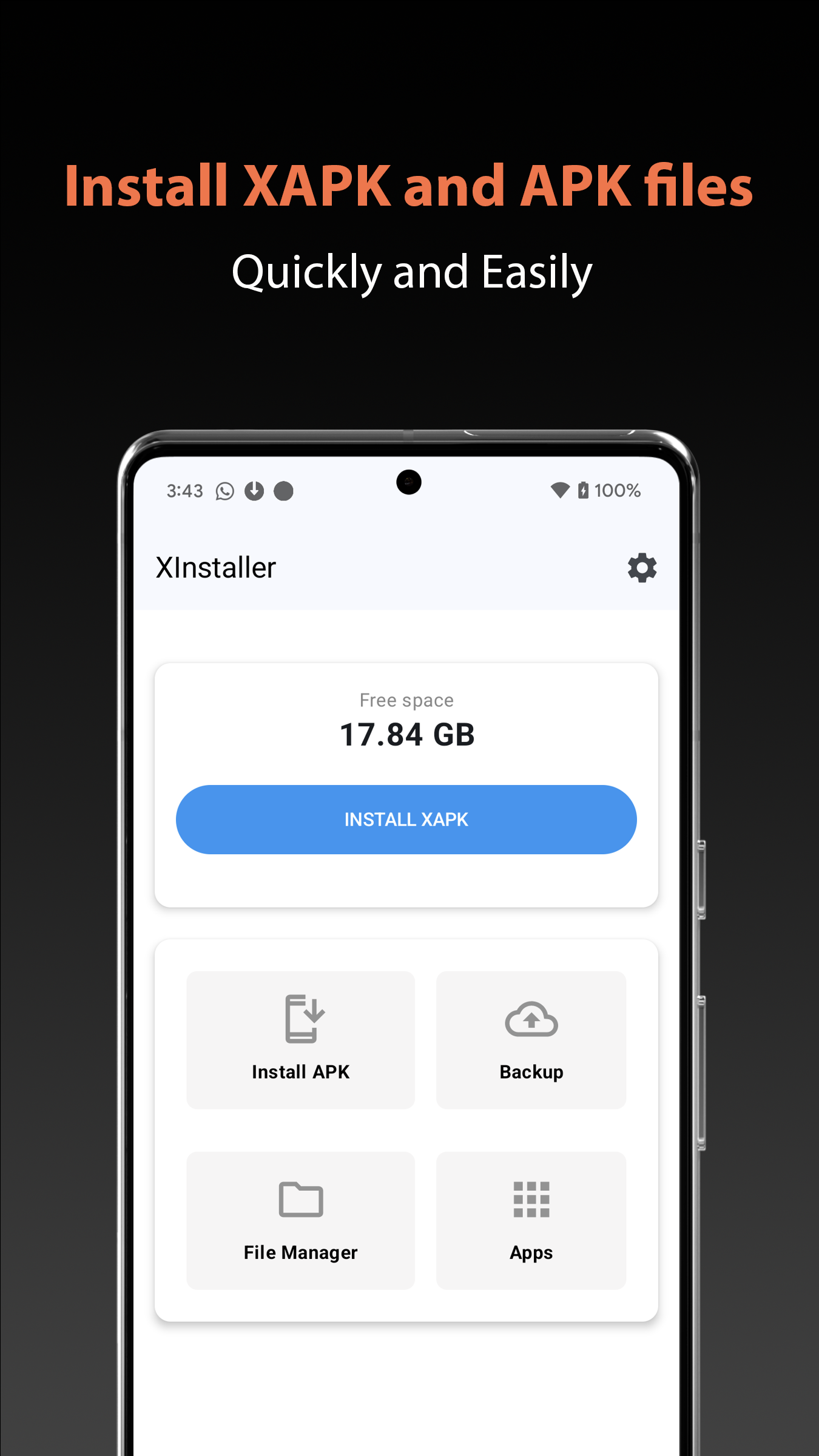 اسکرین شات 1 برنامه XAPK APK Installer: XInstaller