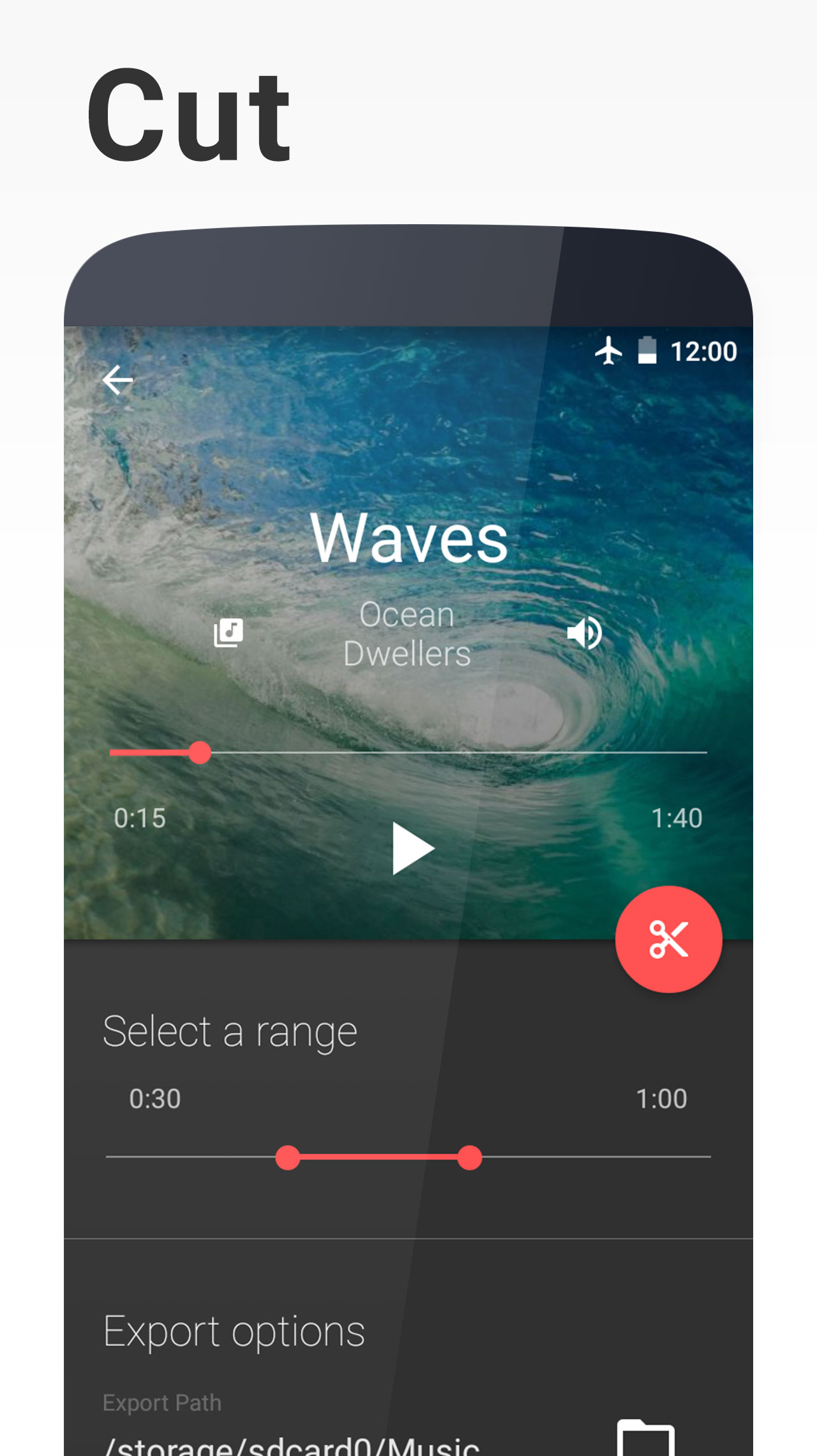 اسکرین شات 1 برنامه Timbre: AI Audio/Video Editor