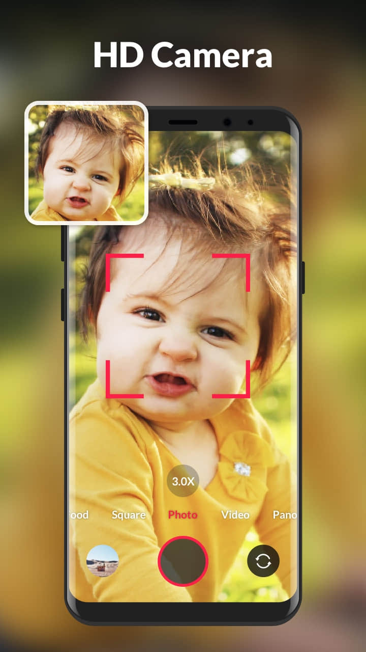 اسکرین شات 2 برنامه HD Camera for Android: XCamera