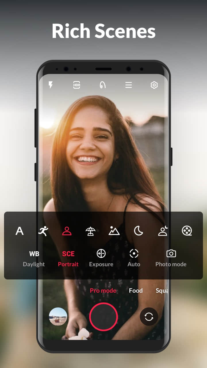 اسکرین شات 7 برنامه HD Camera for Android: XCamera