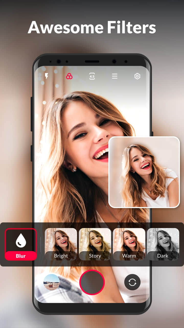 اسکرین شات 4 برنامه HD Camera for Android: XCamera