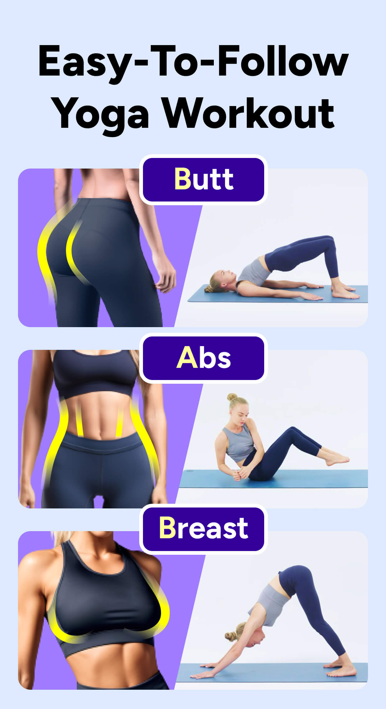 اسکرین شات 3 برنامه Yoga for Beginners Weight Loss