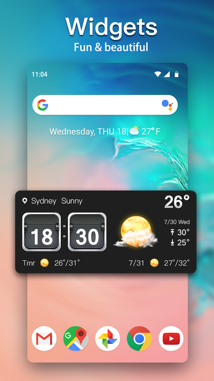 اسکرین شات 4 برنامه Weather: Live Weather Forecast