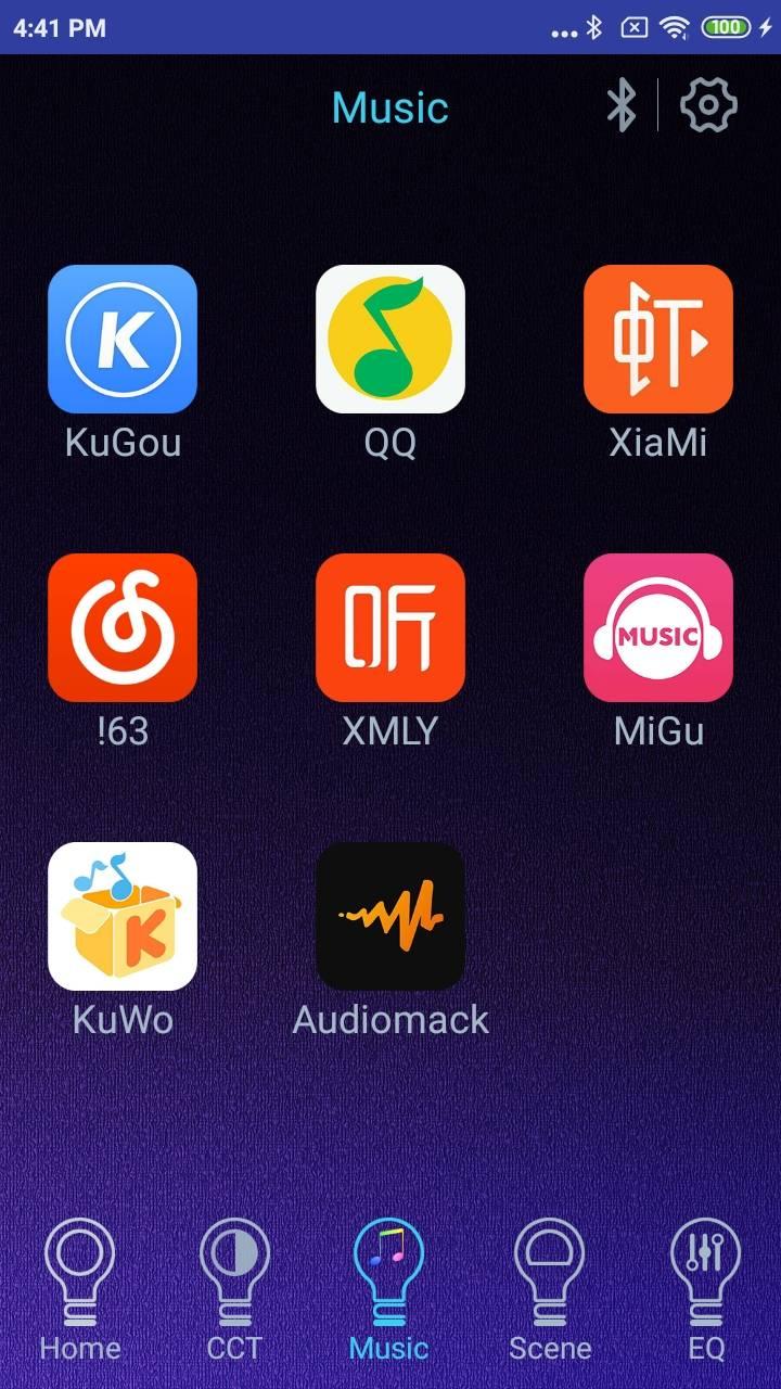 اسکرین شات 1 برنامه music lighting