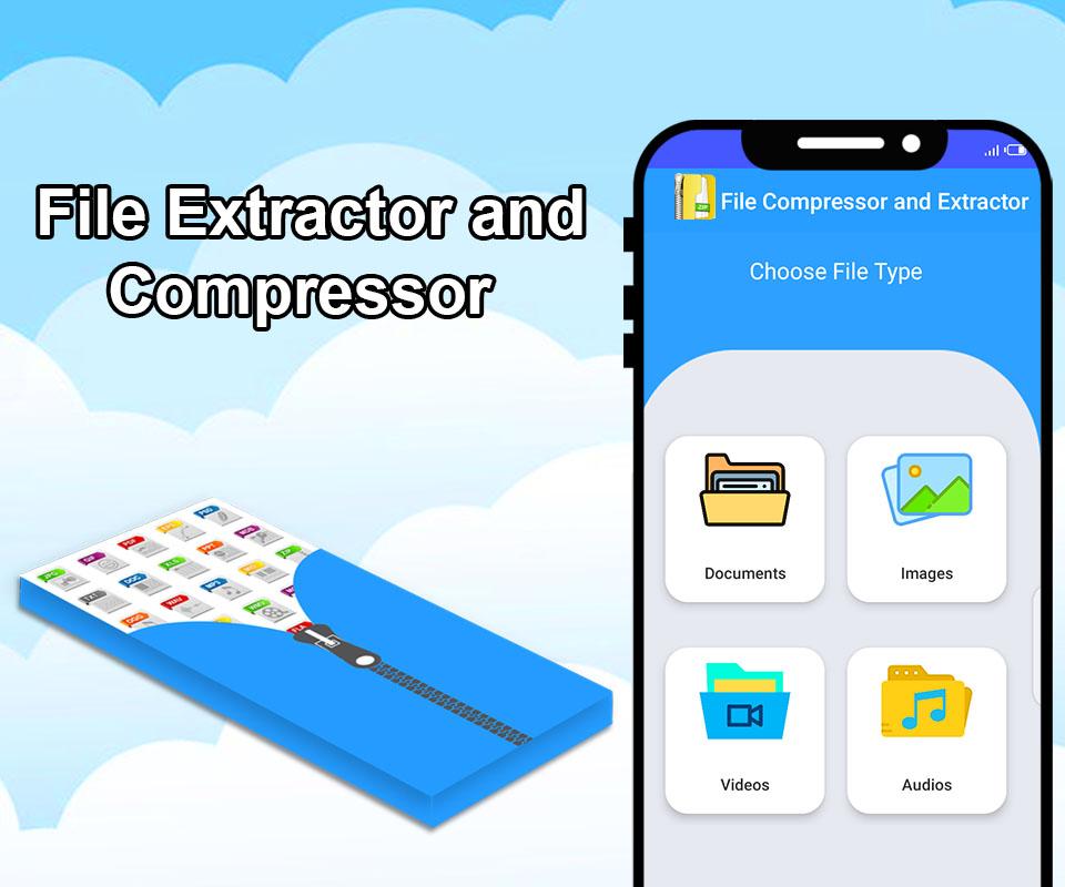 اسکرین شات 5 برنامه Zip Unzip-File Extractor