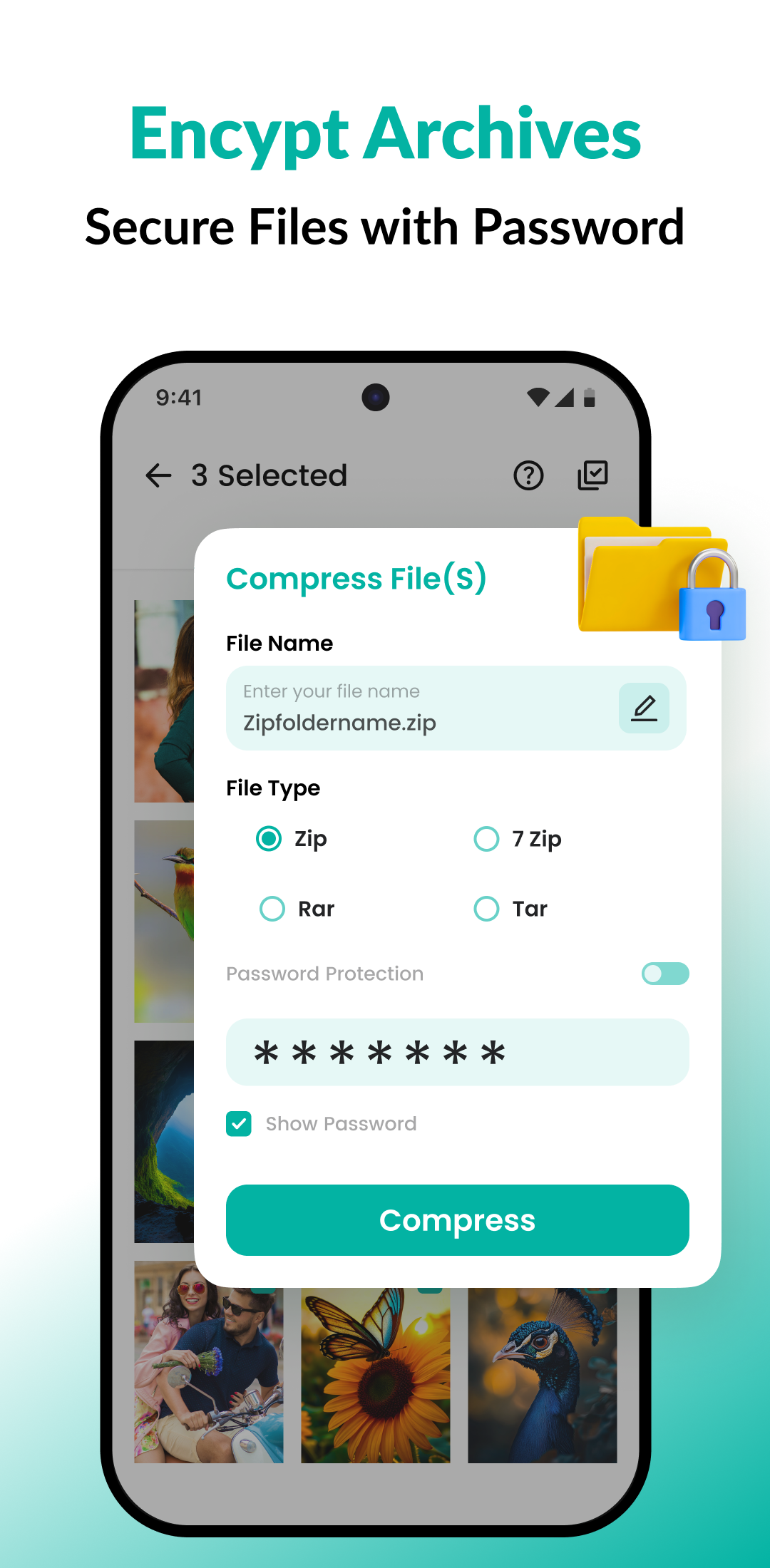 اسکرین شات 6 برنامه Zip Extractor - UnZIP, UnRAR