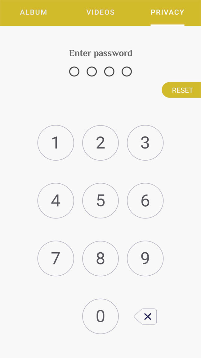 اسکرین شات 1 برنامه گالری قفل دار