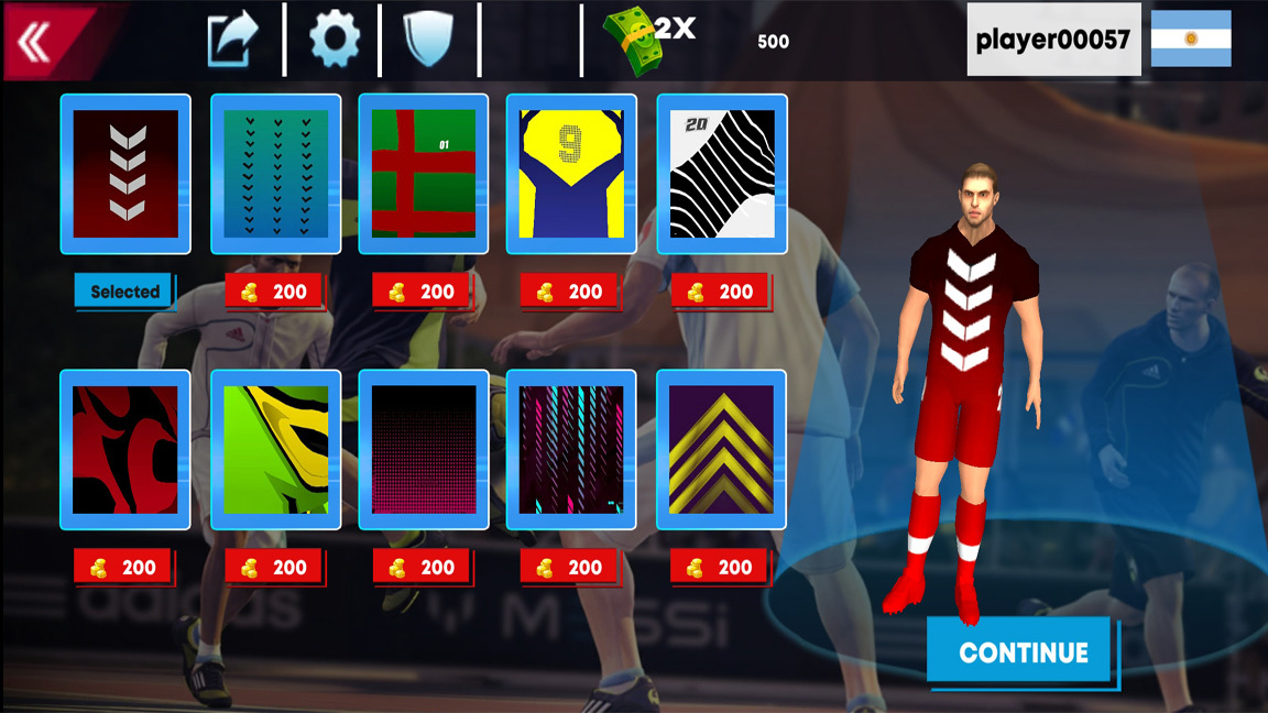 اسکرین شات 2 بازی بازی فوتبال خیابانی