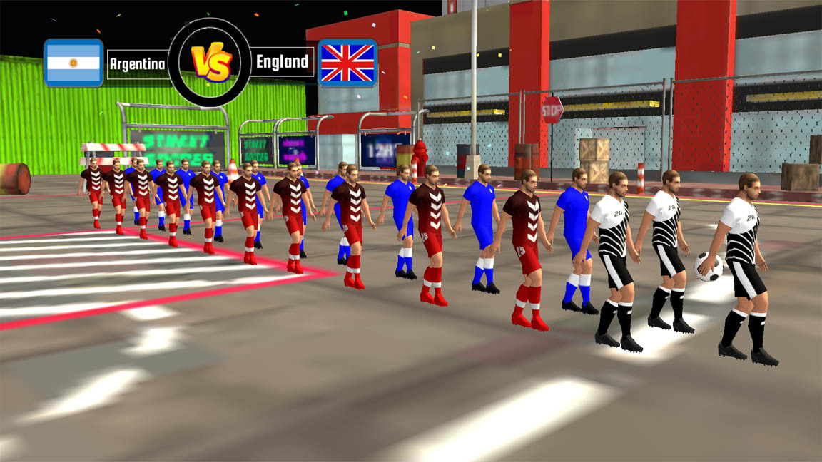 اسکرین شات 4 بازی بازی فوتبال خیابانی