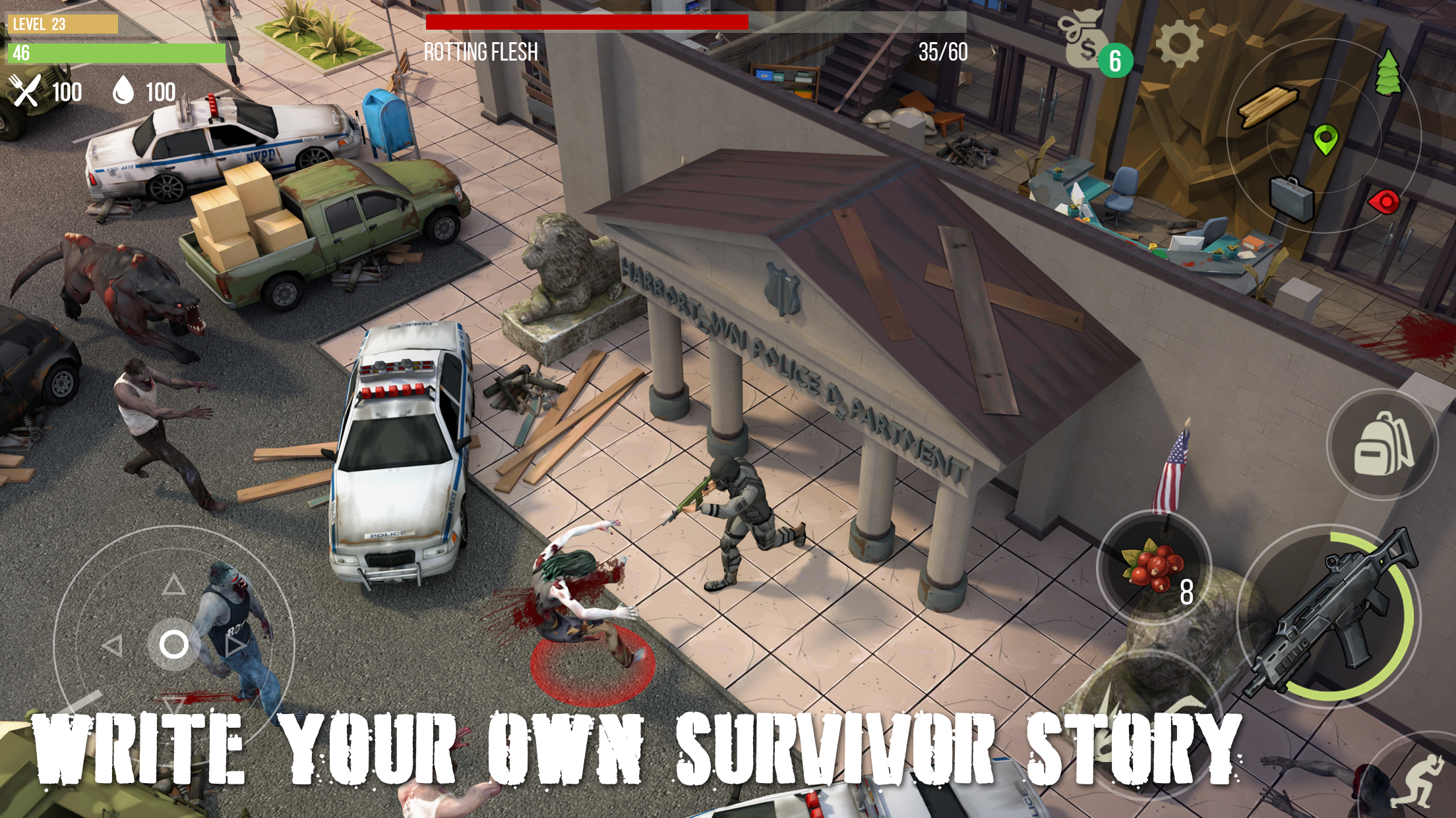 اسکرین شات 1 بازی Prey Day: Zombie Survival