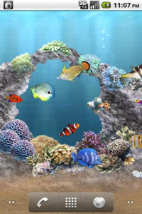 اسکرین شات 4 برنامه aniPet Aquarium LiveWallpaper