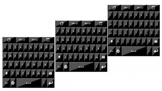 اسکرین شات 1 برنامه ‏کیبورد فونت پلاس