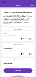 اسکرین شات 5 برنامه FormsApp - Manage your Forms