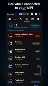 اسکرین شات 3 برنامه WiFi Analyzer
