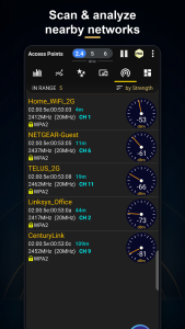 اسکرین شات 6 برنامه WiFi Analyzer