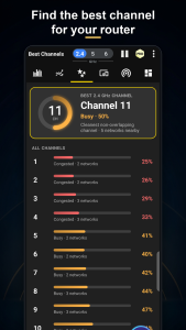 اسکرین شات 4 برنامه WiFi Analyzer