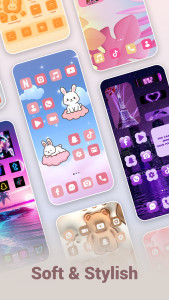 اسکرین شات 2 برنامه Themes: Widgets and Wallpapers