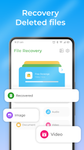 اسکرین شات 1 برنامه Recover Deleted Files Photo