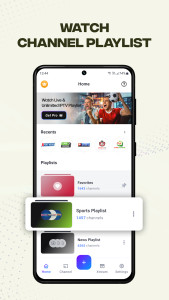اسکرین شات 4 برنامه IPTV Player - Smart Live TV