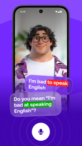 اسکرین شات 2 برنامه Praktika – AI Language Tutor
