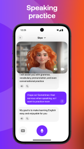 اسکرین شات 3 برنامه Praktika – AI Language Tutor