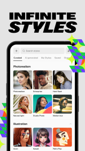 اسکرین شات 2 برنامه Recraft: AI Images and Videos