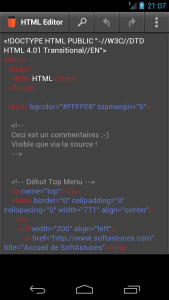 اسکرین شات 2 برنامه HTML Editor