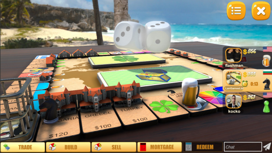 اسکرین شات 1 بازی Rento - Dice Board Game Online