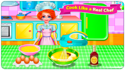 اسکرین شات 1 بازی Baking Cupcakes 7 - Cooking Games