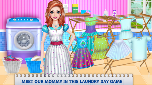 اسکرین شات 3 بازی Mommy's Laundry Day