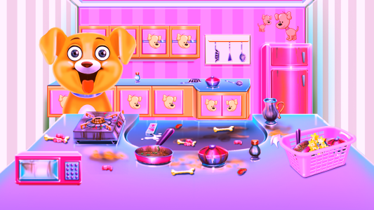 اسکرین شات 4 بازی Puppy Home House Cleaning