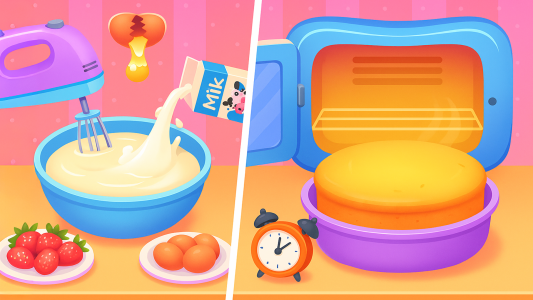 اسکرین شات 2 بازی Unicorn Cake Cooking