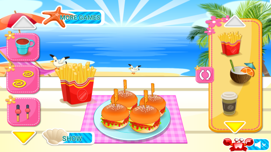اسکرین شات 8 بازی Mini Burgers, Cooking Games