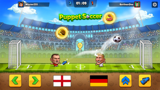 اسکرین شات 2 بازی Puppet Soccer - Football
