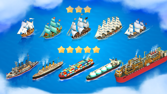 اسکرین شات 5 بازی Sea Port: Cargo Boat Tycoon