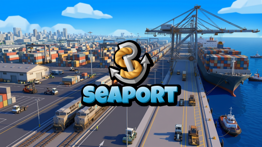 اسکرین شات 1 بازی Sea Port: Cargo Boat Tycoon