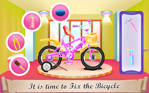 اسکرین شات 6 برنامه Girl Bike Fix & Washing Salon