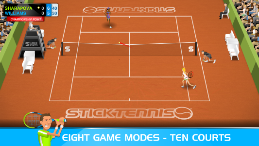 اسکرین شات 3 بازی Stick Tennis